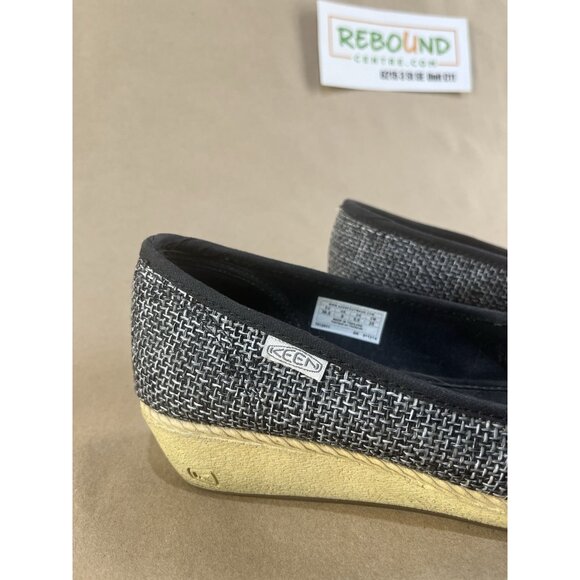 Women’s Keen Cortona Slip-On Peep Toe Wedge Heels (Size 8) - Picture 3 of 6